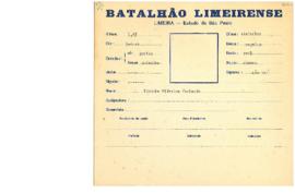 Ficha de Identificação do Batalhão Limeirense Vininha Oliveira Penteado