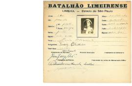 Ficha de Identificação do Batalhão Limeirense Luiz Oliveira