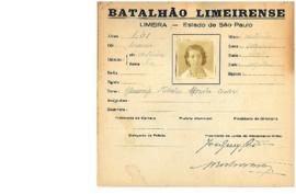Ficha de Identificação do Batalhão Limeirense Genny Ribeiro Moreira Cesar