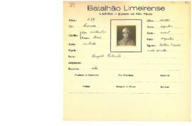 Ficha de Identificação do Batalhão Limeirense  Angelo Colombo