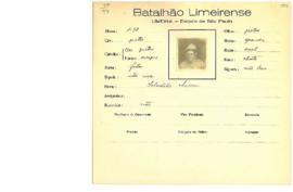 Ficha de Identificação do Batalhão Limeirense Sebastião Moura