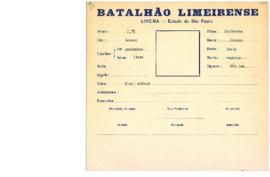 Ficha de Identificação do Batalhão Limeirense Elza Roland