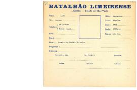 Ficha de Identificação do Batalhão Limeirense Noemia de Castro Oliveira