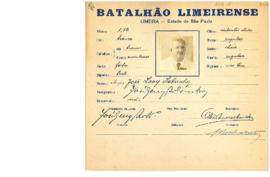 Ficha de Identificação do Batalhão Limeirense Major José Levy Sobrinho