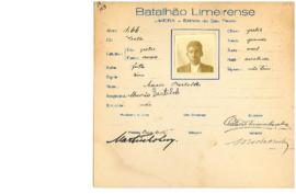 Ficha de Identificação do Batalhão Limeirense Mario Bertoldo